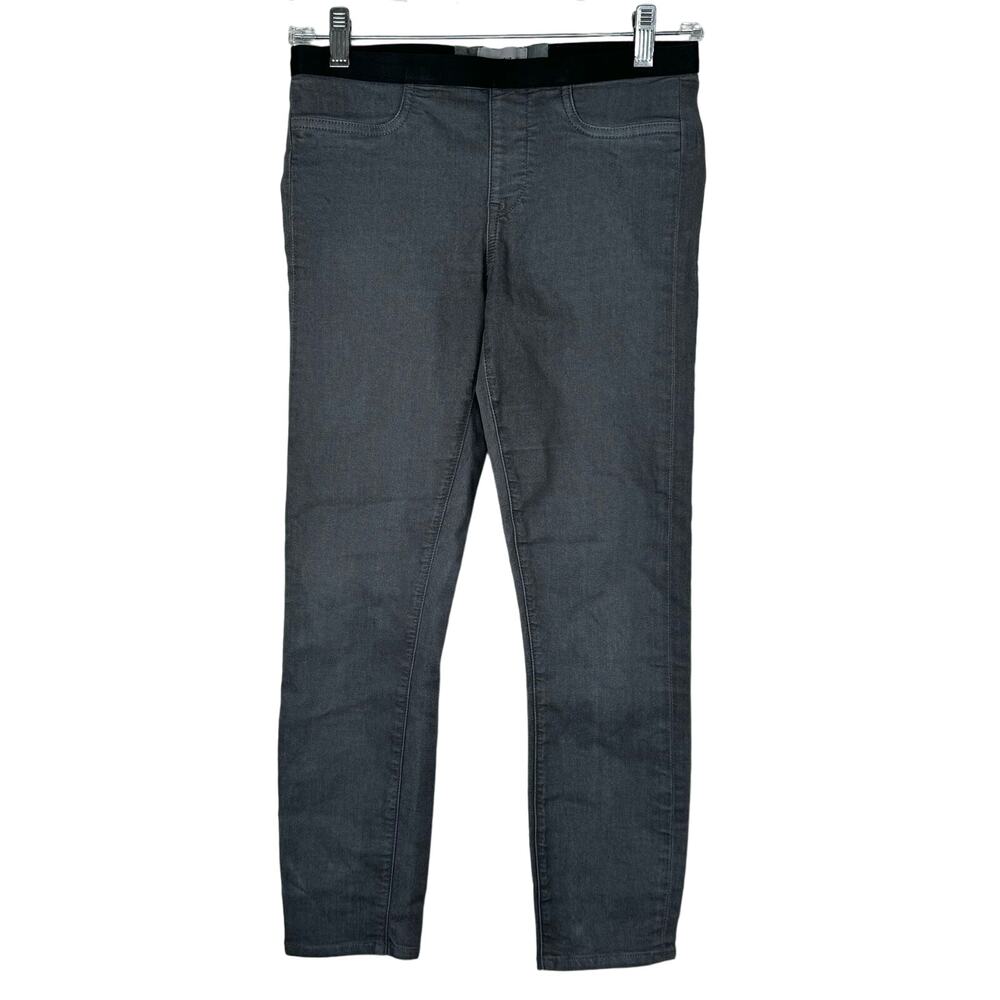 Helmut Gray Stretch Pull On Cropped Jeans 26
